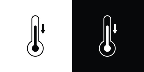 Fototapeta premium Low Temperature icon