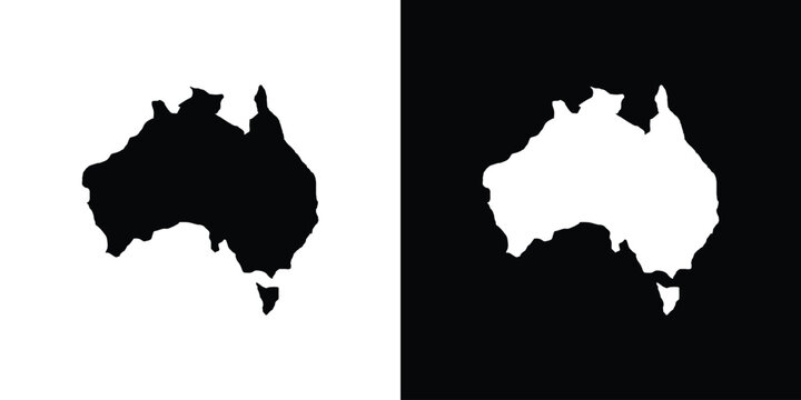 Australia map icon