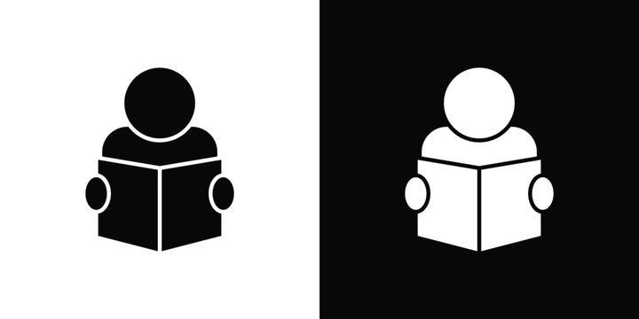Book open reader icon