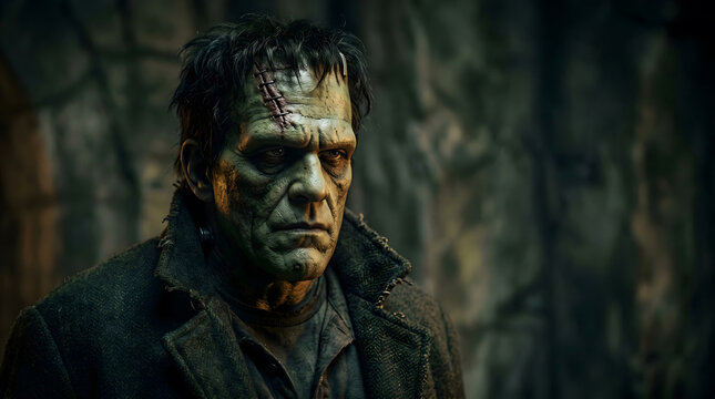 Fantasy, Horror. The Monster of Frankenstein Generative AI