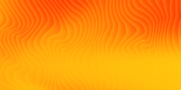 glassy colorful backdrops for website, Yellow autumn color gradation ribbed fractal gradient background. Abstract warm palette with orange blur effect. 