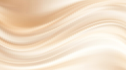 Fototapeta premium Abstract wavy background with soft beige and gold tones – a gentle, flowing design element.