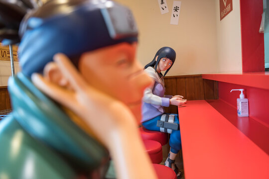 Hinata Uzumaki by Iruka sensei at Ichiraku ramen, Naruto Fuji Leaf Village