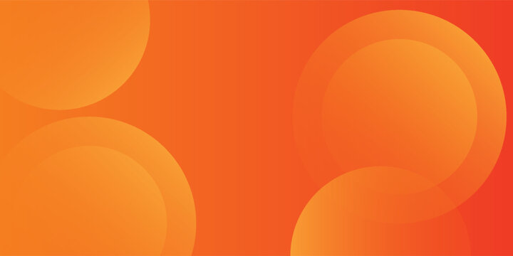 abstract orange circular background. Dynamic sound wave. Design element. Vector illustration