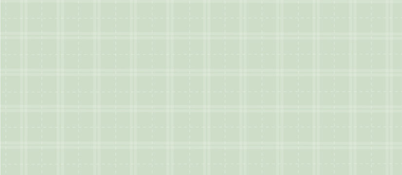 Green plaid light background vector illustration.	