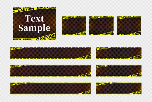 Telopbase, yellow tape with the words "caution," "danger," and "warning" on it-ol