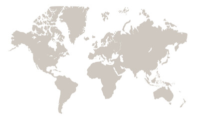 Fototapeta premium World map vector flat illustration