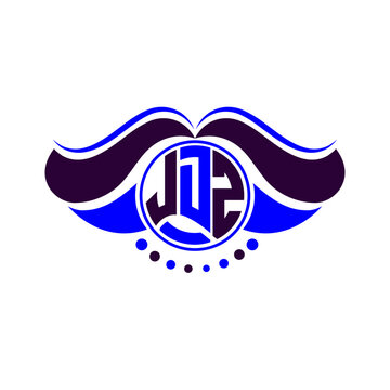 JDZ letter logo creative design. JDZ unique design