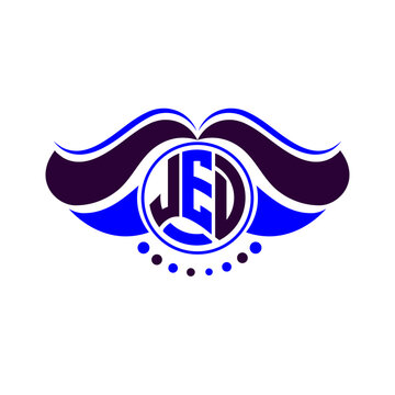 JED letter logo creative design. JED unique design