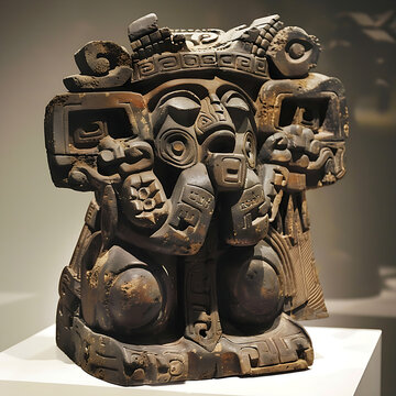 Ancient Mesoamerican Effigy Urn