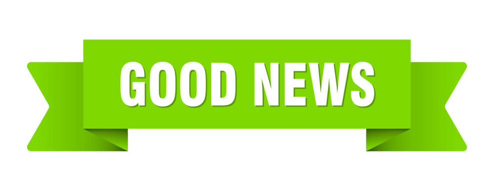 good news ribbon isolated on transparent background. good news ribbon