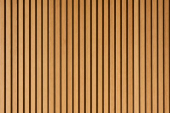 Wooden slats creating a modern geometric wall panel pattern