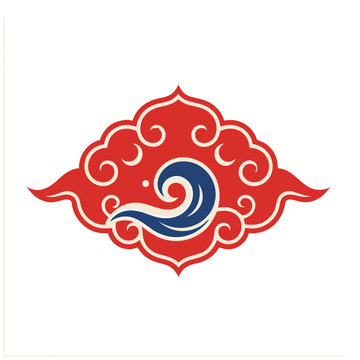 Ocean Curl Badge