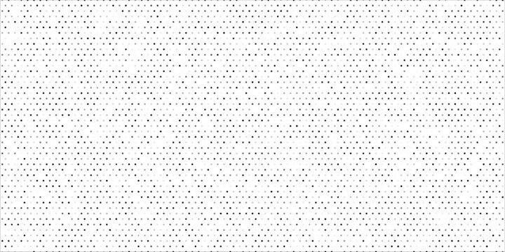 Halftone gradient. Dotted gradient, smooth dots spraying and halftones dot background seamless horizontal geometric pattern vector template set.vector.