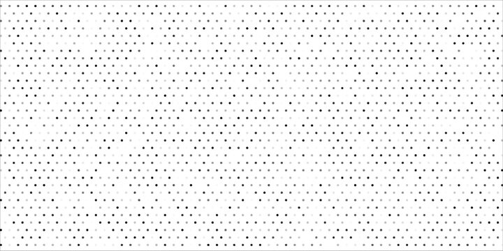 Halftone gradient. Dotted gradient, smooth dots spraying and halftones dot background seamless horizontal geometric pattern vector template set.vector.