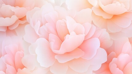 Obraz premium Soft pink flowers blooming creating a delicate floral background with gentle pastel and natural elegance petals