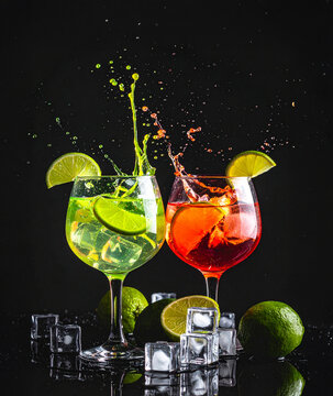 verres de cocktail sans alcool