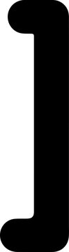 Illustration of an Symbol and Punctuation Square Brackets