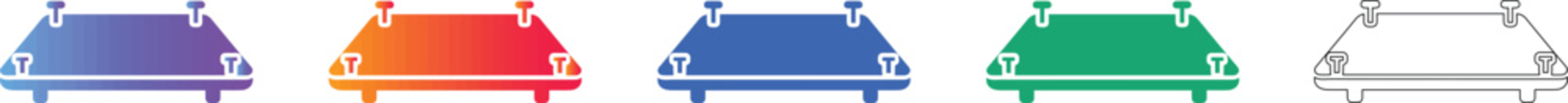 Medical Tray Icons for Surgical Instruments