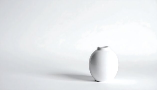 Single white dove in soft focus monochrome background.