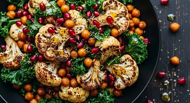 Colorful vegetarian stuffed bell peppers with quinoa and herbs.
