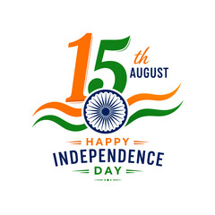 Fototapeta premium Independence Day, republic day banner with tri color 