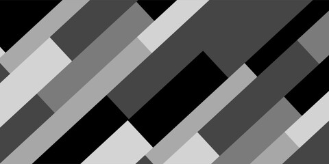 A black and white pattern featuring squares of varying sizes arranged in a visually striking design. Wall tiles design mould line work use for design creation. © besok