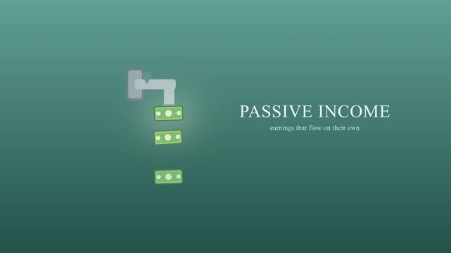 Money faucet dripping dollar bills, passive income concept, financial growth, earnings, cash flow, wealth generation, easy money, investment returns