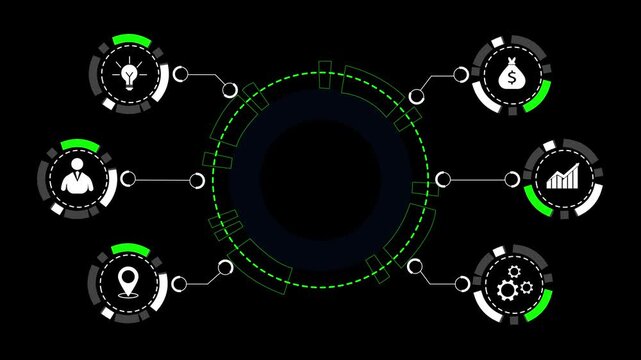 Best practice concept is highlighted inside a futuristic HUD interface. Process optimization, workflow standards, and business improvement connect within a modern digital dashboard system.