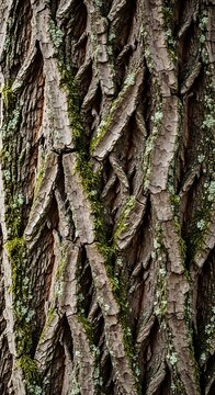 Close up of rough tree bark texture pattern.