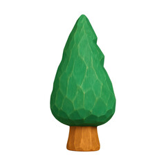 Fototapeta premium PNG Colorful cartoon tree illustration.