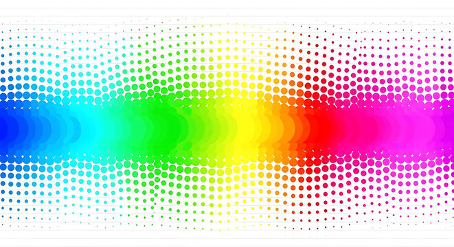 Rainbow halftone gradient pattern abstract background with halftone gradient abstract background spectrum colorful creative wallpaper geometric