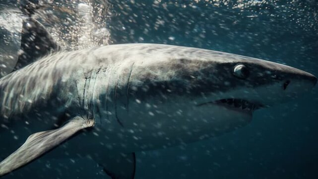 Great White Shark in the Ocean