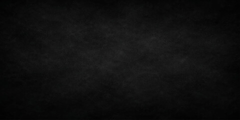 Fototapeta premium Dark black grunge texture background with elegant abstract slate vignette spotlight effect for moody banner design