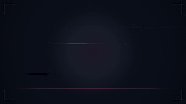 Dark abstract digital motion graphics featuring animated geometric lines and techinspired interface elements in a seamless looping sequence, suitable for modern news or technology backgrounds.