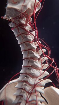 3D Medical Animation of Human Spine and Spinal Nerve System