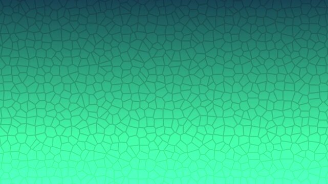 Abstract Pacific Dream gradient animation featuring a soft crack-like mosaic texture that moves gently across a smooth teal, aqua, cyan, and green background.