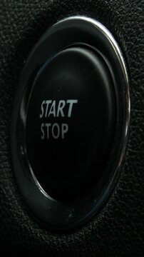 Modern vehicle dashboard start stop feature