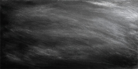 Fototapeta premium Black and White Chalkboard Background with Vintage Grunge Texture 
