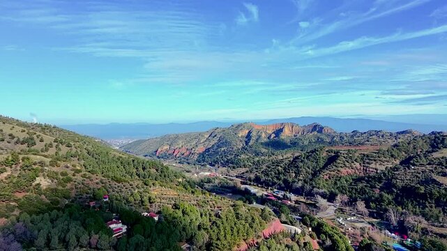 Explore the scenic Kurşunlu hot springs valley in Manisa Turkey featuring mountains forests and ancient sites