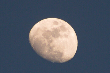 The moon on waxing gibbous phase  © Alejandro