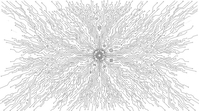Grey, abstract fractal design, intricate pattern, vector illustration