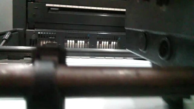 operation of the printing press