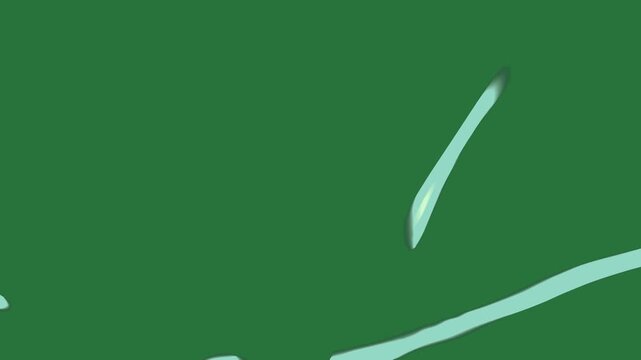 A green background with small white dot and the sky is close up view of cat ' s face bird flying in over field green screen design motion - Chroma Key Green Screen Footage