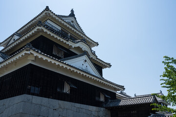 Obraz premium Matsuyama Castle, Ehime, a famous landmark