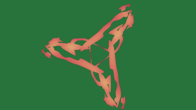 White border and picture of person doing trick bird on skateboard screen silhouette man red spider flying in the sky isolated on green screen background