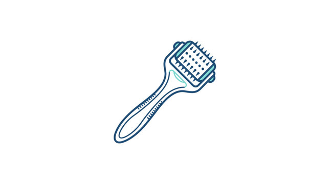 Derma Roller Microneedling Tool Vector Illustration