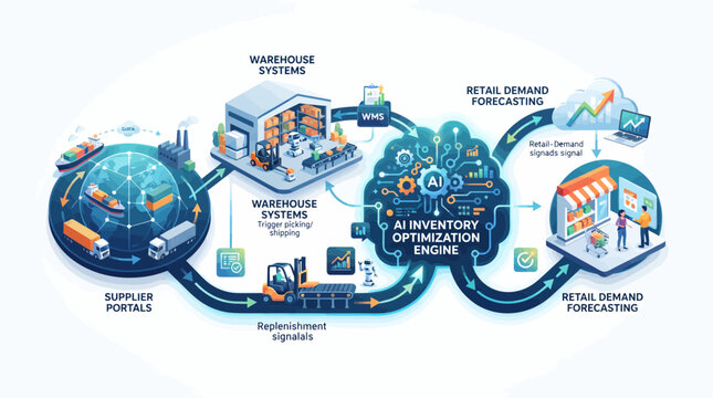 Detailed infographic of modern car engine components and systems.