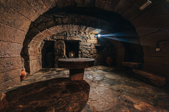 Underground Stone Wine Cellar
