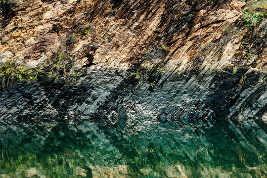 Diagonal Rock Strata